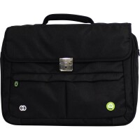 Soennecken Aktentasche oeco RPET Außenmaße: 43 x 34 x 12 cm (B x H x T) Steckverschluss PET schwarz