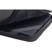 Exacompta Notebookhülle Sleeve 41 x 31 x 2,5 cm (B x H x T) Minifronttasche mit Reißverschluss Polyester, 100 % recycelt business schwarz