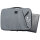 Exacompta Notebookhülle Sleeve 37 x 28 x 2,5 cm (B x H x T) Minifronttasche mit Reißverschluss Polyester, 100 % recycelt business grau