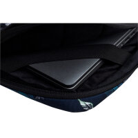Exacompta Notebookhülle Sleeve 37 x 28 x 2,5 cm (B x H x T) Minifronttasche mit Reißverschluss Polyester, 100 % recycelt mehrfarbig