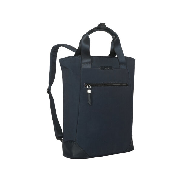 Targus Notebookrucksack Ávila 2-in-1 Convertible EcoSmart® Reißverschluss gepolstertes Notebookfach mit Magnetverschluss, Hauptfach, Einsteckfächer innen, Reißverschlussfach innen, Reißverschlussfach außen, Trolleygurt mitternacht