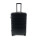 JSA Trolley L Innenmaße: 68 x 48 x 27 cm (B x H x T) Außenmaße: 75,5 x 50,5 x 29 cm (B x H x T) mit Rollen Arretierbares Teleskoptrolleysystem, Dehnfalte, vier 360 Grad Leichtlaufrollen, Beidseitige Packmöglichkeit durch Packtrennwand und Packgurt schwarz