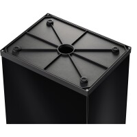 Hailo Abfallbehälter Big-Box Swing L 35l Stahlblech schwarz 1 Sortierfach