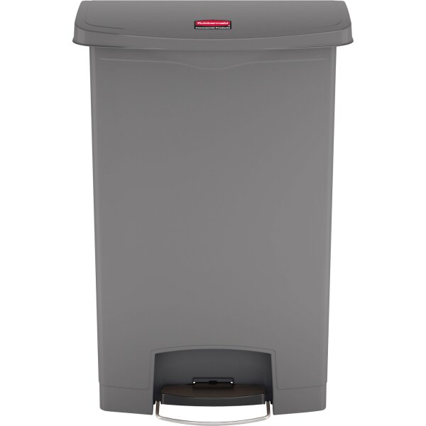 Rubbermaid Tretabfalleimer SLIM JIM® STEP-ON 37 x 85,42 x 60,83 cm (B x H x T) 90l Kunststoff grau