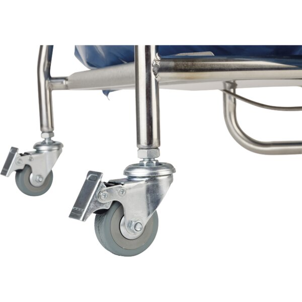 APS Müllsackständer Müllsäcke bis 120 l 59 x 96 x 43 cm (B x H x T) Edelstahl silber