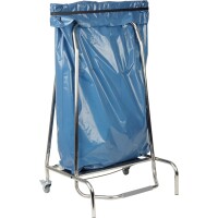 APS Müllsackständer Müllsäcke bis 120 l 59 x 96 x 43 cm (B x H x T) Edelstahl silber