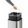 DURABLE Abfallbehälter Sensor NO TOUCH 6l Edelstahl silber/schwarz 1 Sortierfach