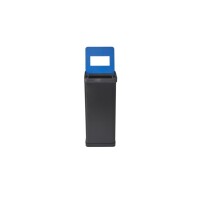 ALBA Abfallsammelsystem 31 x 71 x 31 cm (B x H x T) 50l 1 Sortierfach Stahl/ABS Kunststoff