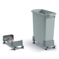 DURABLE Fahrgestell DURABIN® DURABLE Abfalleimer DURABIN 60 rechteckig 24 x 16,5 x 49,5 cm (B x H x T) 80kg