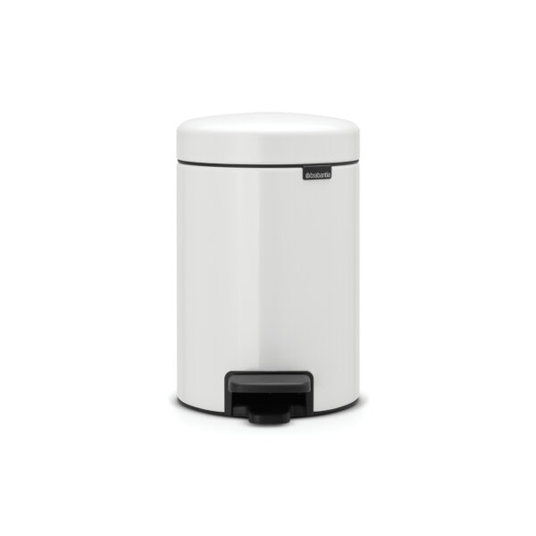 Brabantia Tretabfalleimer newIcon 16,8 x 26,4 x 23,5 cm (B x H x T) 3l Stahl weiß