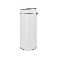 Brabantia Abfallbehälter Touch Bin New 30l Stahl weiß 1 Sortierfach