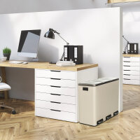 hjh OFFICE Tretabfalleimer CLEAN IX 61 x 56 x 31,5 cm (B...