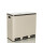 hjh OFFICE Tretabfalleimer CLEAN IX 61 x 56 x 31,5 cm (B x H x T) 3 x 18l Stahlblech, pulverbeschichtet beige
