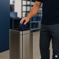MAUL Abfallbehälter MAULprime 25l Edelstahl,...