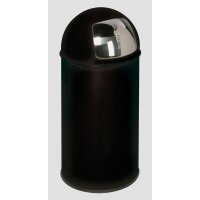 VAR Abfallbehälter D 35 ca. 50l Metall schwarz 1...