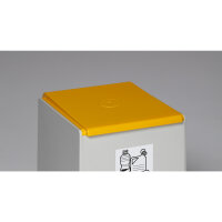 VAR Abfalltonnendeckel VAR Abfallsammelsystem 60 l 3810, 3811, 3812, 3813 Polystyrol gelb