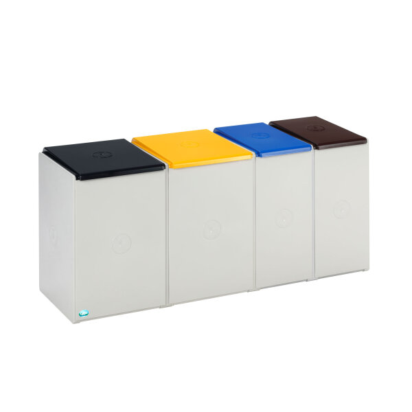 VAR Abfalltonnendeckel VAR Abfallsammelsystem 60 l 3810, 3811, 3812, 3813 Polystyrol anthrazit