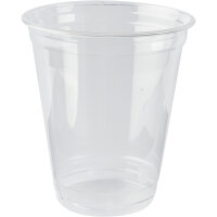 PAPSTAR Trinkbecher pure Einweg 300ml Polylactid glasklar...