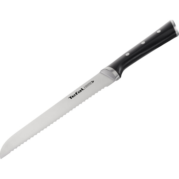 Tefal Brotmesser Ice Force 20cm Material der Klinge: Edelstahl Material des Griffes: ABS Kunststoff schwarz