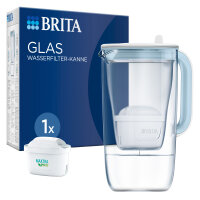 BRITA Wasserfilter GLAS 2,5l hellblau