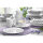 Esmeyer® Essservice Heike je 6 Kaffeetassen, Untertassen, Dessertteller, Speiseteller, Suppenteller Porzellan weiß
