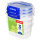 sistema Vorratsdose KLIP IT PLUS™ 12,7 x 5 x 10,5 cm (B x H x T) 0,4l mikrowellengeeignet Kunststoff transparent 3 St./Pack.