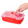 sistema Mikrowellengeschirr Box Microwave™ 23,2 x 7,8 x 14,9 cm (B x H x T) 1,25l Kunststoff rot