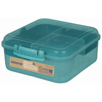 sistema Lunchbox Bento Würfel 16,8 x 7,7 x 16,8 cm...