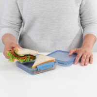 sistema Brotzeitdose Sandwich 15,5 x 4,3 x 15 cm (B x H x T) 0,45l Kunststoff farbig sortiert (freie Farbauswahl nicht möglich)