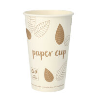 PAPSTAR Trinkbecher pure Einweg 400ml Pappe...