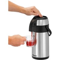 Bartscher Pumpkanne 3l Edelstahl/Kunststoff silber/schwarz
