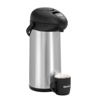 Bartscher Pumpkanne 5l Edelstahl/Kunststoff silber/schwarz