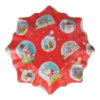 PAPSTAR Weihnachtsteller Einweg Stern 28cm...