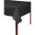 PROnappe Tischdecke Spunbound 118 cm x 50 m (B x L) Papier schwarz