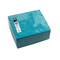 PROnappe Servietten 38 x 38 cm (B x L) türkis 40...