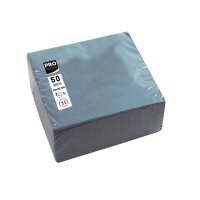 PROnappe Servietten 20 x 20 cm (B x L) grau 50 St./Pack.