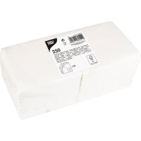PAPSTAR Servietten 24 x 24 cm (B x L) weiß 250...