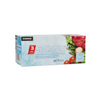 STARPAK Gefrierbeutel 3l 35µm inkl. Verschlussclips...