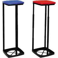 axentia Müllsackständer Müllsäcke bis 120 l 28,5 x 47-87 x 32 cm (B x H x T) Kunststoff farbig sortiert (freie Farbauswahl nicht möglich)