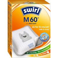 Swirl Staubsaugerbeutel M 60 EcoPor® Verwendung...