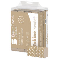 Satino by WEPA Papierhandtücher PureSoft 24 x 21 cm...