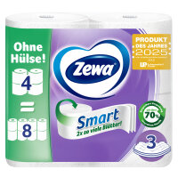 Zewa Toilettenpapier Smart 3-lagig weiß 300 Bl./Rl....