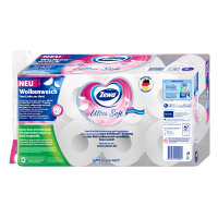 Zewa Toilettenpapier Ultra Soft 4-lagig weiß 150...