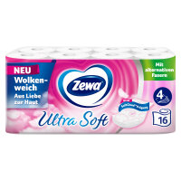 Zewa Toilettenpapier Ultra Soft 4-lagig weiß 150...