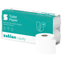 Satino by WEPA Toilettenpapier liquify 2-lagig weiß...