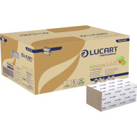 Eco Natural Papierhandtücher 25,3 x 21 cm (B x L)...