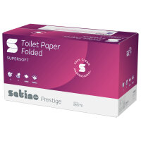 Satino by WEPA Toilettenpapier Prestige 3-lagig Z/Z-Falz...