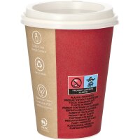 PAPSTAR Trinkbecher Coffee To Go Einweg 300ml Pappe...