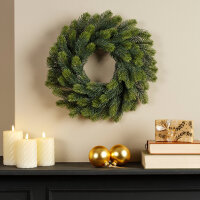 EVERLANDS Weihnachtskranz Winnipeg 40cm 67 Spitzen PVC...