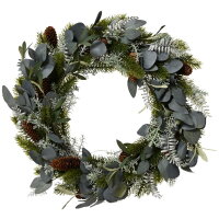 EVERLANDS Weihnachtskranz Modern 40 x 8 cm (Ø x H)...